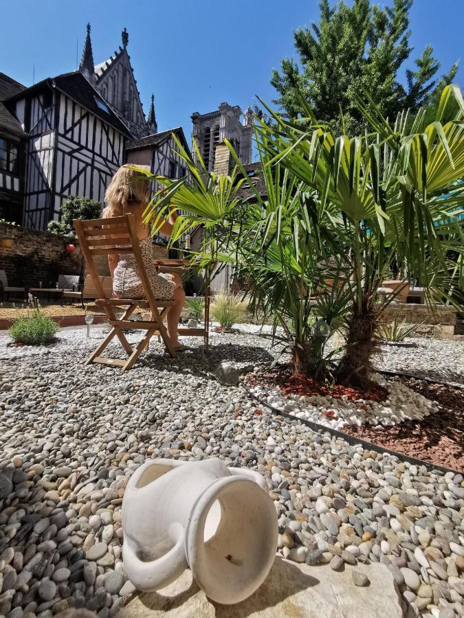 La Chouette De La Cathedrale - Calme - Jardin - Wifi Apartman Troyes Kültér fotó